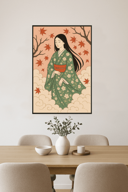 Tradycyjny Wydruk Sztuki Kimona - CasaNookDecor