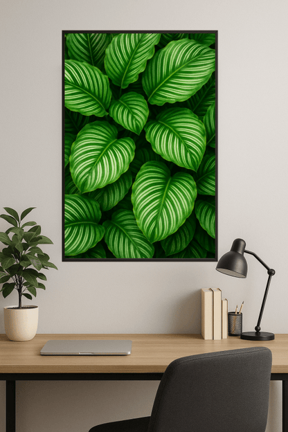 Tropikalny Druk Sztuki Liści - CasaNookDecor
