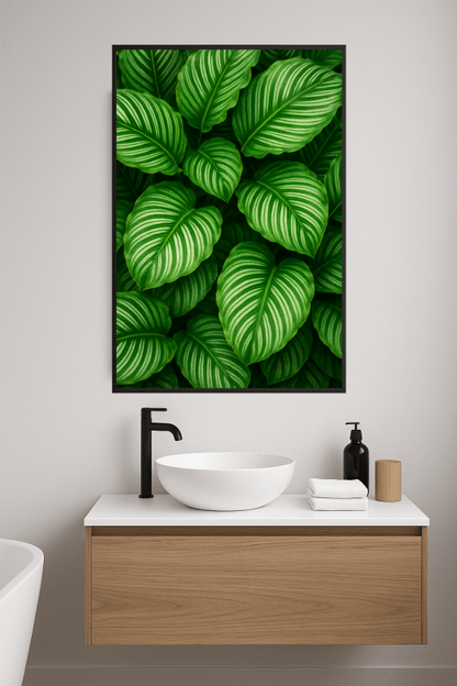 Tropikalny Druk Sztuki Liści - CasaNookDecor