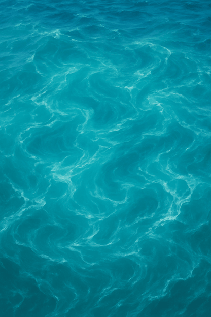 Turkusowy Ocean - Grafika Artystyczna - CasaNookDecor