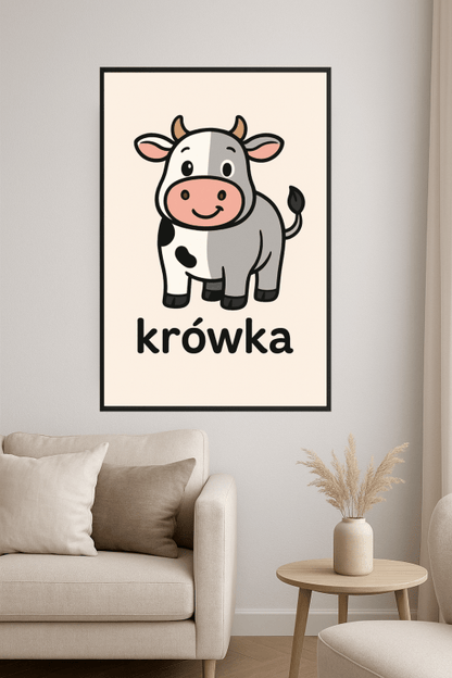 Uroczy Wzór W Krowie Łaty - CasaNookDecor