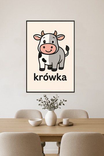 Uroczy Wzór W Krowie Łaty - CasaNookDecor