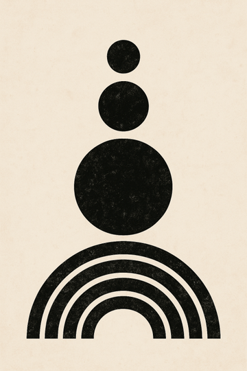 Vintage Czarny Łukowy Design - CasaNookDecor