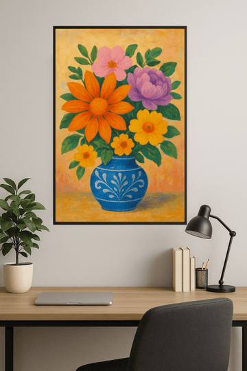 Wibrująca Kompozycja Kwiatowa - CasaNookDecor