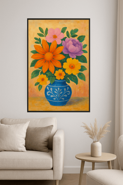 Wibrująca Kompozycja Kwiatowa - CasaNookDecor