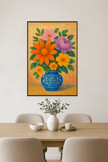 Wibrująca Kompozycja Kwiatowa - CasaNookDecor