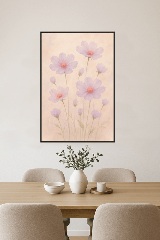 Wydruk Sztuki Kwiatowej Lawendy - CasaNookDecor