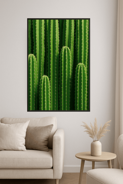 Wysokie Zielone Łodygi Kaktusa - CasaNookDecor