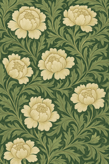 Wzór Kwiatowy Williama Morrisa - CasaNookDecor