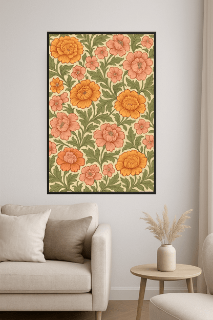 Wzór Kwiatowy Williama Morrisa - CasaNookDecor