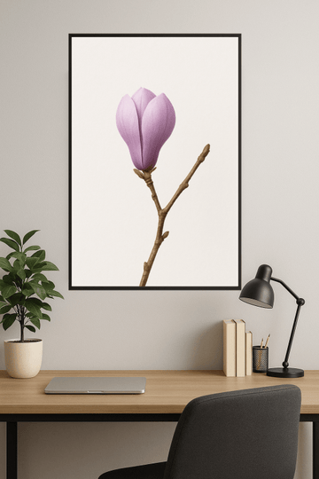 Wzór Kwiatu Lawendowej Magnolii - CasaNookDecor