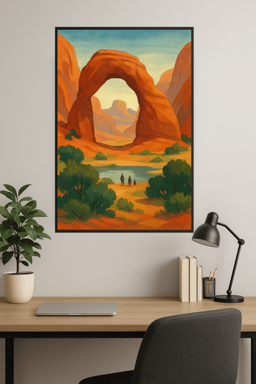 Zobacz Amerykę - Plakat Podróżniczy - CasaNookDecor – plakat do druku