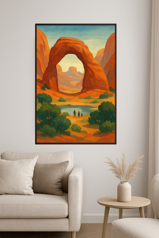Zobacz Amerykę - Plakat Podróżniczy - CasaNookDecor